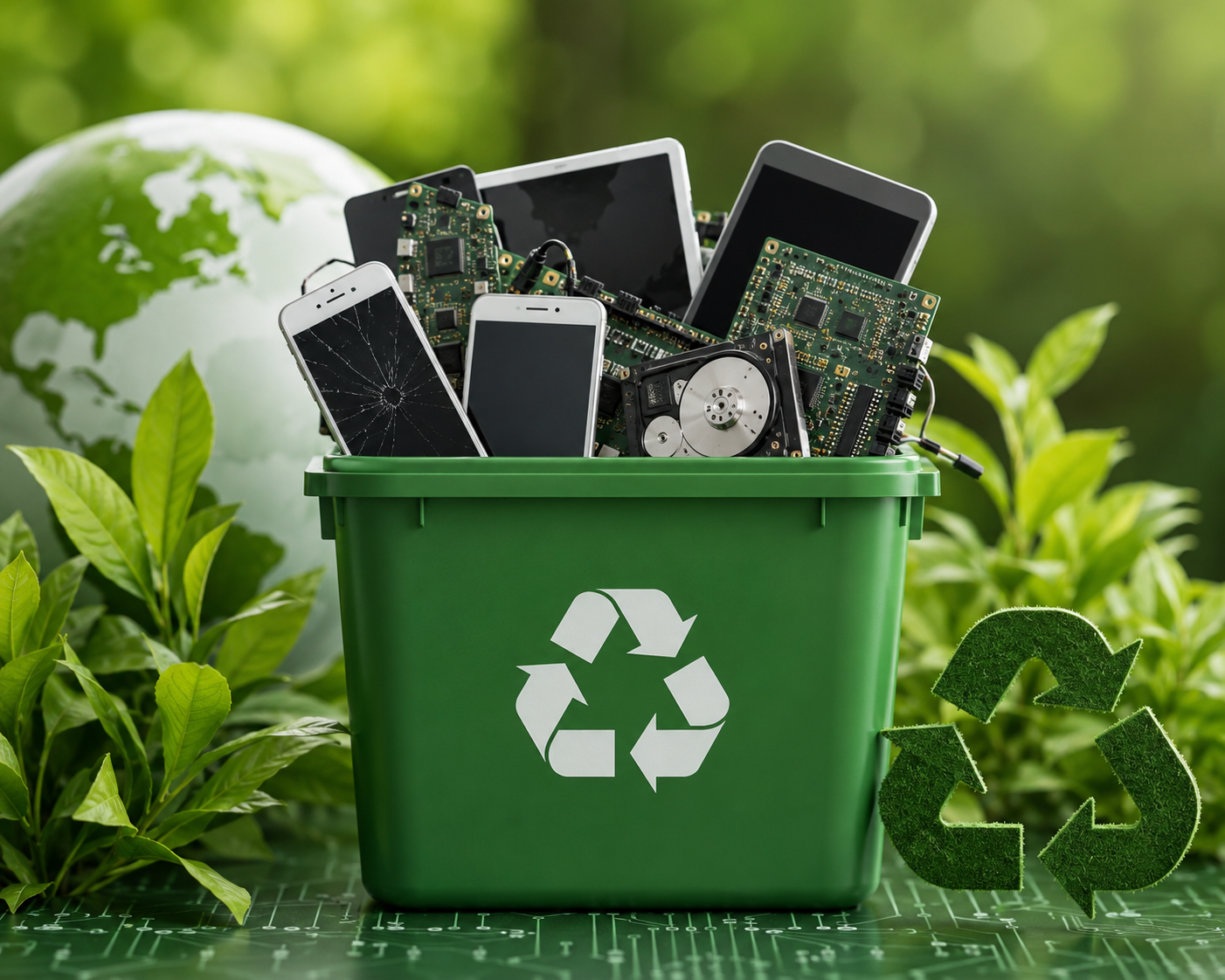 IT equipment ready for secure recycling